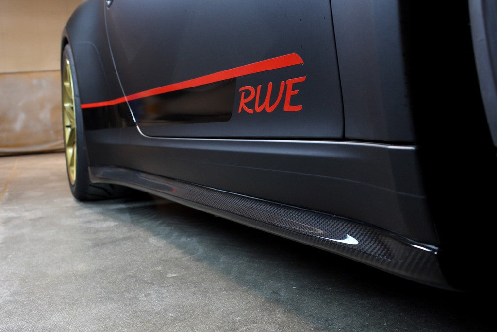 APR Performance Carbon Fiber Side Rocker Extensions Porsche GT3 - FS-535052-C-Dub Tech
