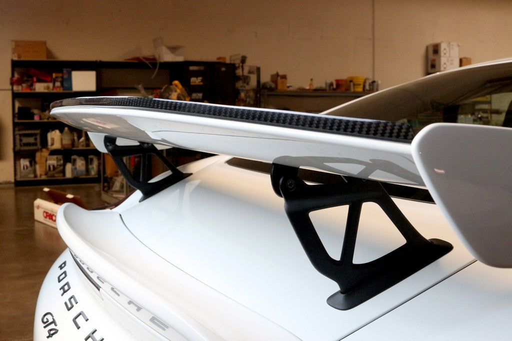 APR Performance Porsche Cayman GT4 Gurney Flap ( For OEM Airfoil Only) - GF-545056-C-Dub Tech