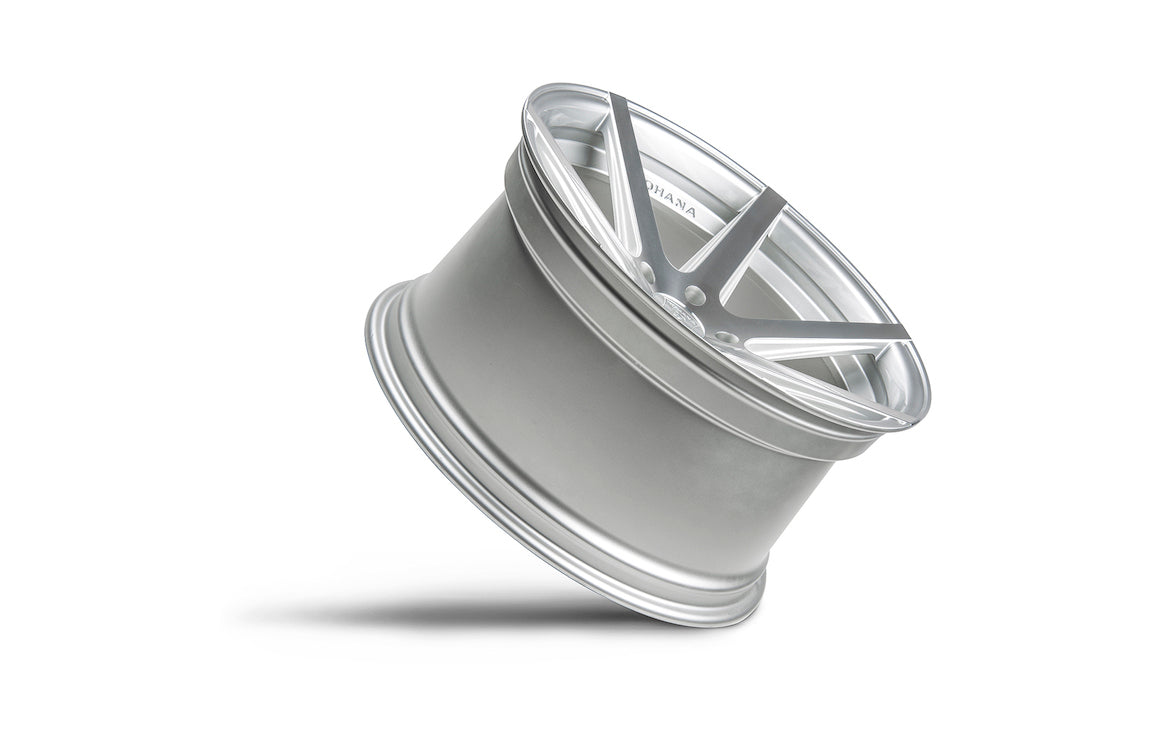 Rohana RC7 Wheel, 20X9, 5-114.3, +22, Machine Silver - RC72095114MS22