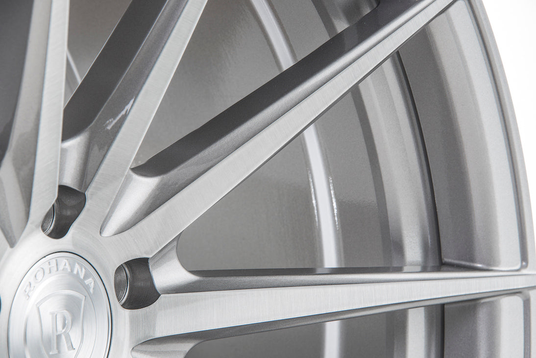 Rohana RFX1 Wheel, 20X11, 5-120, +28, Brushed Titanium - RFX120115120BT28D