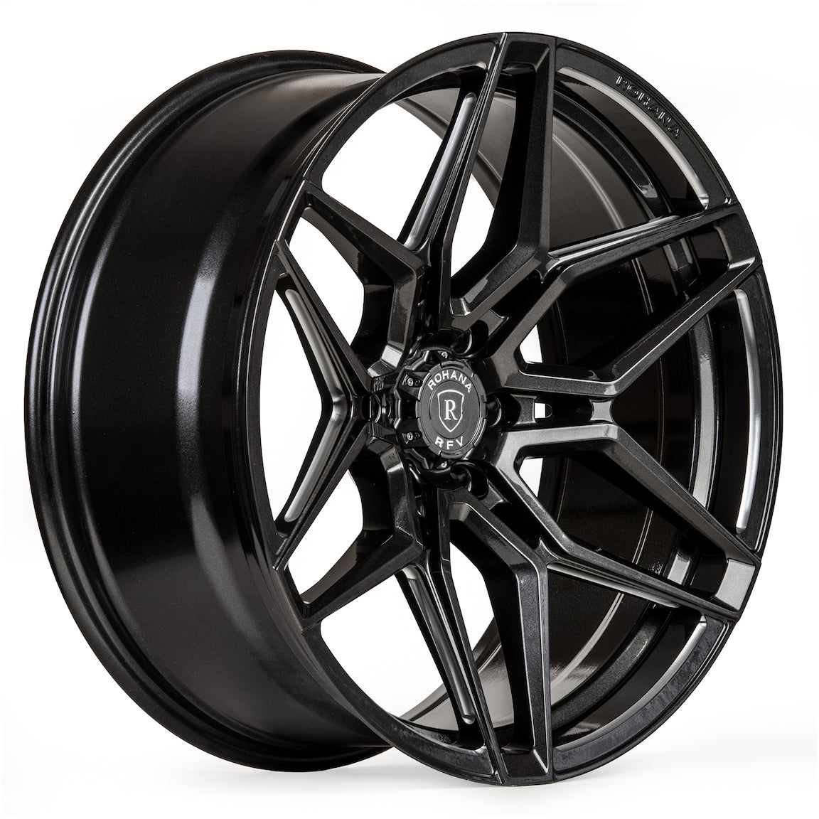 Rohana RFV2 Wheel, 22x9.5, 6-135, 0, Gloss Graphite - RFV222956135GG0