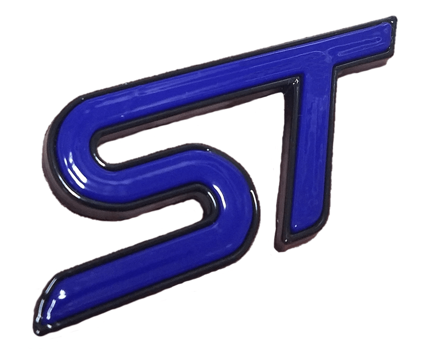 2013-2019+ Ford Focus ST / Fiesta ST Two-Tone "ST" Emblem-C-Dub Tech