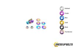 Dress Up Bolts Titanium Dress Up Bolts Engine Cover Kit For Nissan/Infiniti VQ37VHR