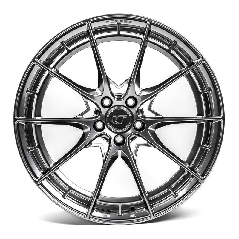 VR Forged D03-R Wheel Hyper Black 20x11 +43mm 5x112 - VR-D03R-2011-43-5112-HBLK