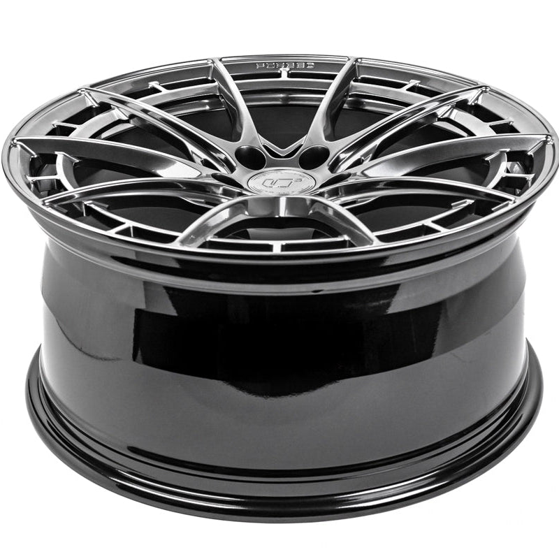 VR Forged D03-R Wheel Hyper Black 20x9.5 +37mm 5x112 - VR-D03R-2095-37-5112-HBLK