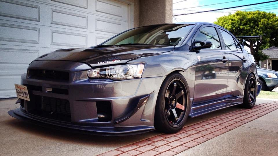 Victory Function VF-01 Front Wide Blister Fenders - Evo X