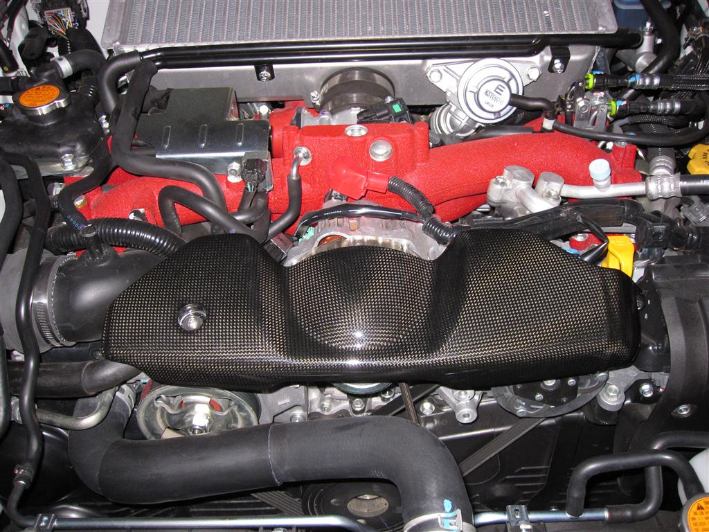 APR Performance Carbon Fiber Alternator Cover - CBE-WRXALT08-C-Dub Tech