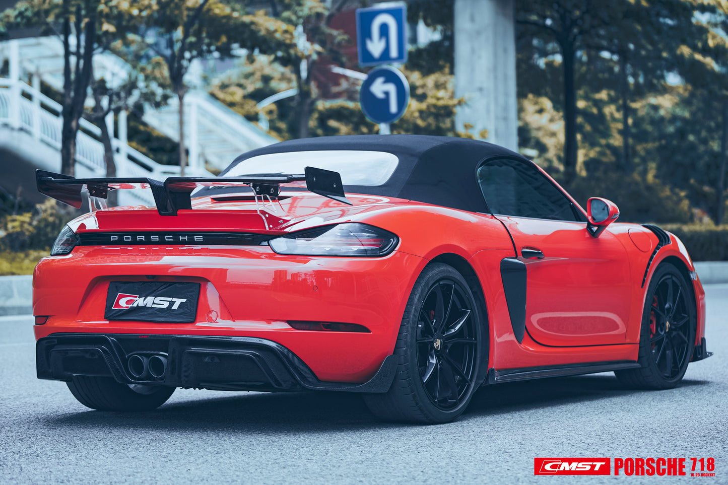 CMST Tuning Carbon Fiber Full Body Kit Style B Porsche 718 Boxster / Cayman