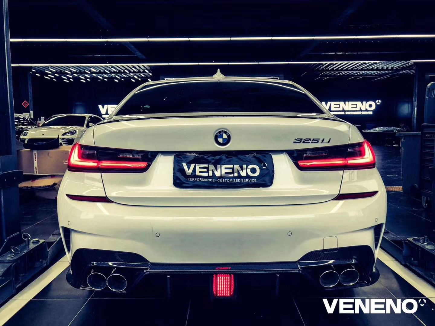 CMST Tuning Carbon Fiber Rear Diffuser for BMW 3 Series G20 G21 M340i 330i 2019-2022