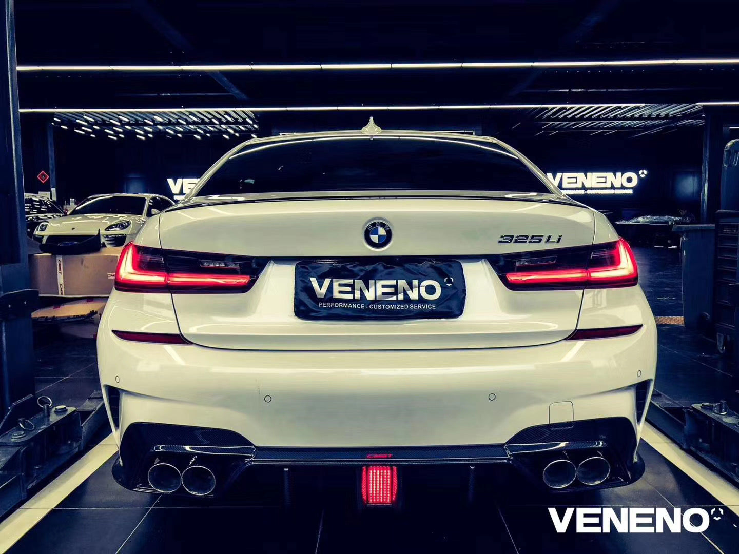 CMST Tuning Carbon Fiber Rear Diffuser for BMW 3 Series G20 G21 M340i 330i 2019-2022