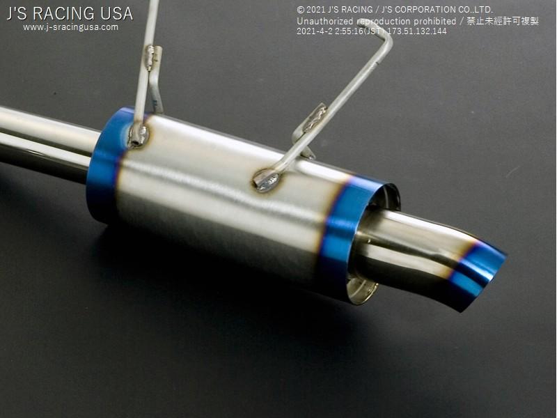 J'S RACING S2000 AP1/2 R304 SUS Exhaust Dual 70RS