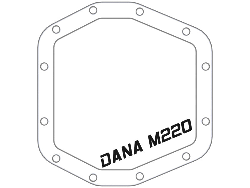 aFe Street Series Rear Differential Cover Black w/Machined Fins 20+ - 46-71190B-C-Dub Tech
