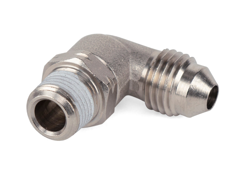 Air Lift 1/8in MNPT x 4AN Swivel Elbow Fitting - 21815-C-Dub Tech