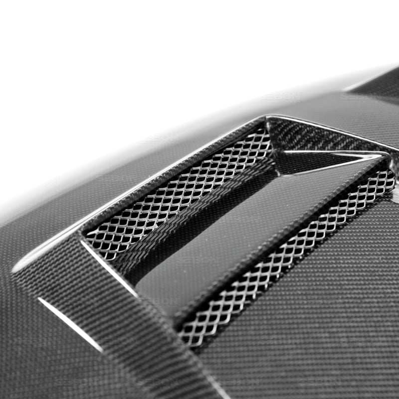 Seibon 2012+ Volkswagen Golf MK7 DV-Style Carbon Fiber Hood - HD12VWG7-DV