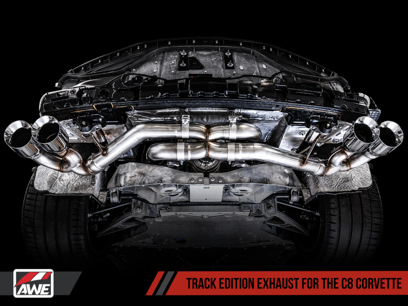 AWE Tuning 2020 Chevrolet Corvette (C8) Track Edition Exhaust - - 3020-42080-C-Dub Tech