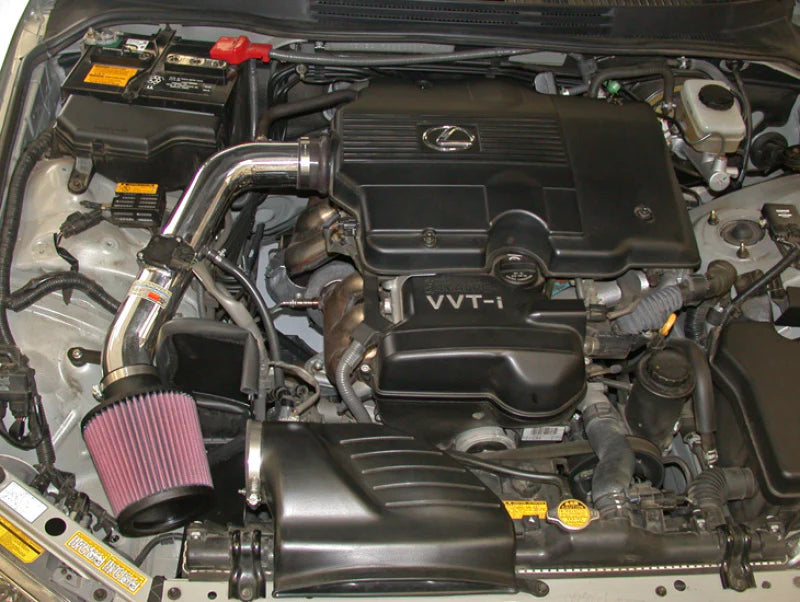 K&N Performance Intake Kit TYPHOON; LEXUS IS300, L6-3.0L, '01-02; POLISHED - 69-8700TP