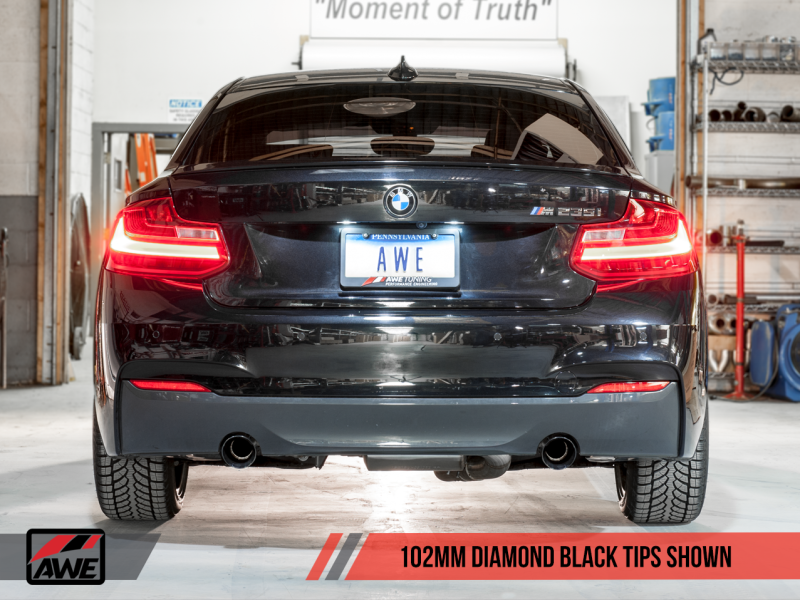 AWE Tuning BMW F22 M235i / M240i Touring Edition Axle-Back - 3010-33034-C-Dub Tech