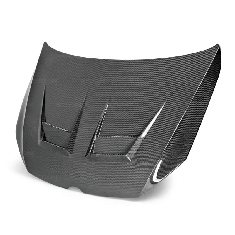 Seibon 2012+ Volkswagen Golf MK7 DV-Style Carbon Fiber Hood - HD12VWG7-DV