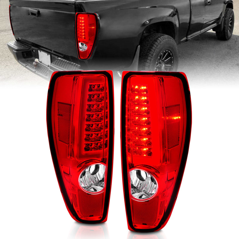 ANZO 2004-2012 Chevrolet Colorado/ GMC Canyon LED Tail Lights w/ - 311384-C-Dub Tech