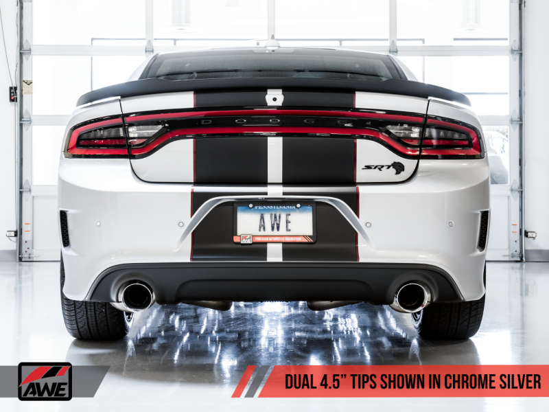 AWE Tuning 2015+ Dodge Charger 6.4L/6.2L Non-Resonated Touring Edition Exhaust - 3020-33070-C-Dub Tech