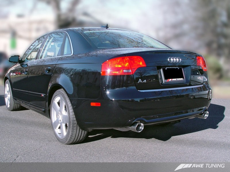 AWE Tuning Audi B7 A4 3.2L Track Edition Dual Tip - 3040-32012-C-Dub Tech