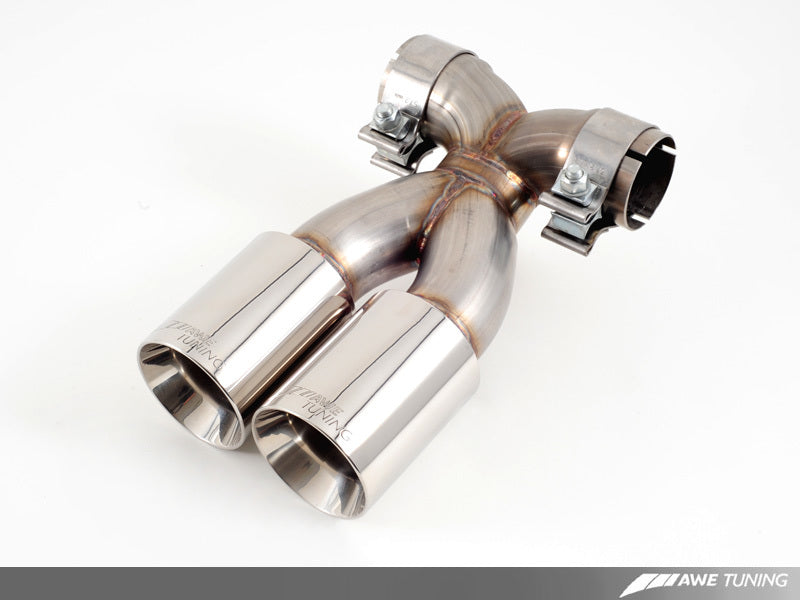 AWE Tuning Optional Porsche 987 Cayman/S Boxster/S Muffler Tip Set - 3010-22014-C-Dub Tech