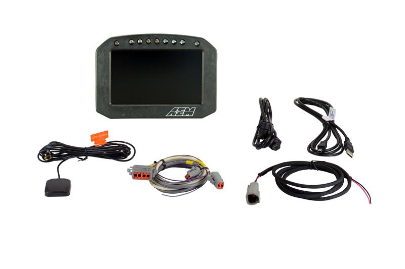 AEM CD-5LG Carbon Logging Flush Digital Dash Display w/ Internal - 30-5603F-C-Dub Tech