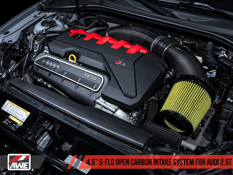 AWE Tuning Audi RS3 / TT RS S-FLO Open Carbon - 2660-15048-C-Dub Tech