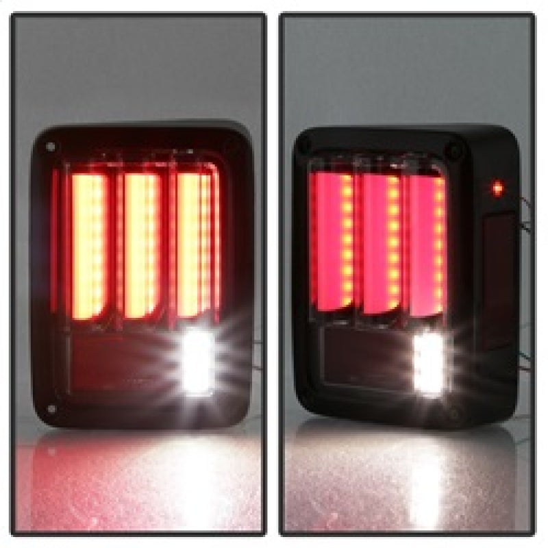 Spyder 07-16 Jeep Wrangler Verison 2 Light Bar LED Tail - 5084781