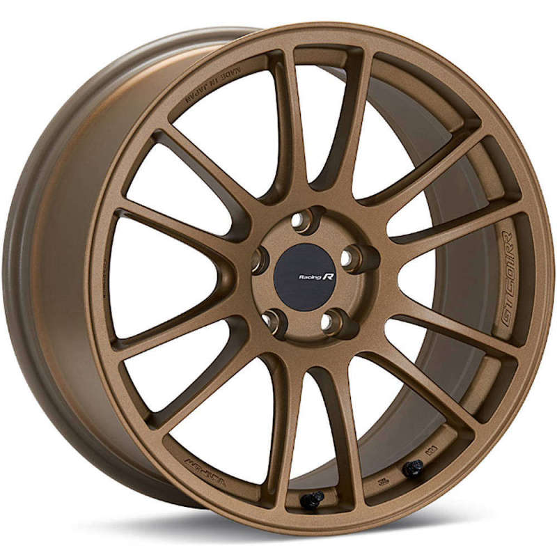 Enkei GTC01RR 18x8.5 5x100 42mm Offset Titanium Gold Wheel *Special - 504-885-8042GG