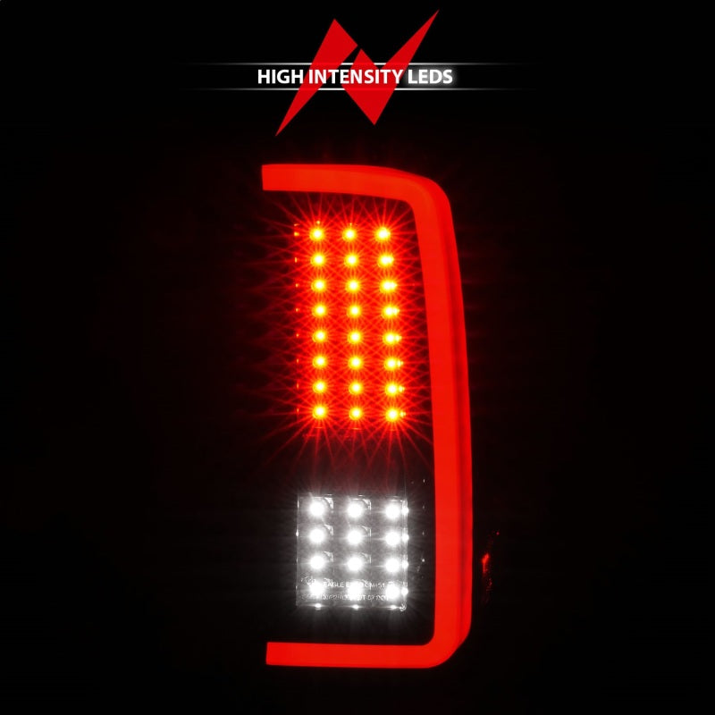 ANZO 2007-2013 Chevrolet Silverado1500/ 2500/ 3500 LED Tail Lights w/ - 311381-C-Dub Tech