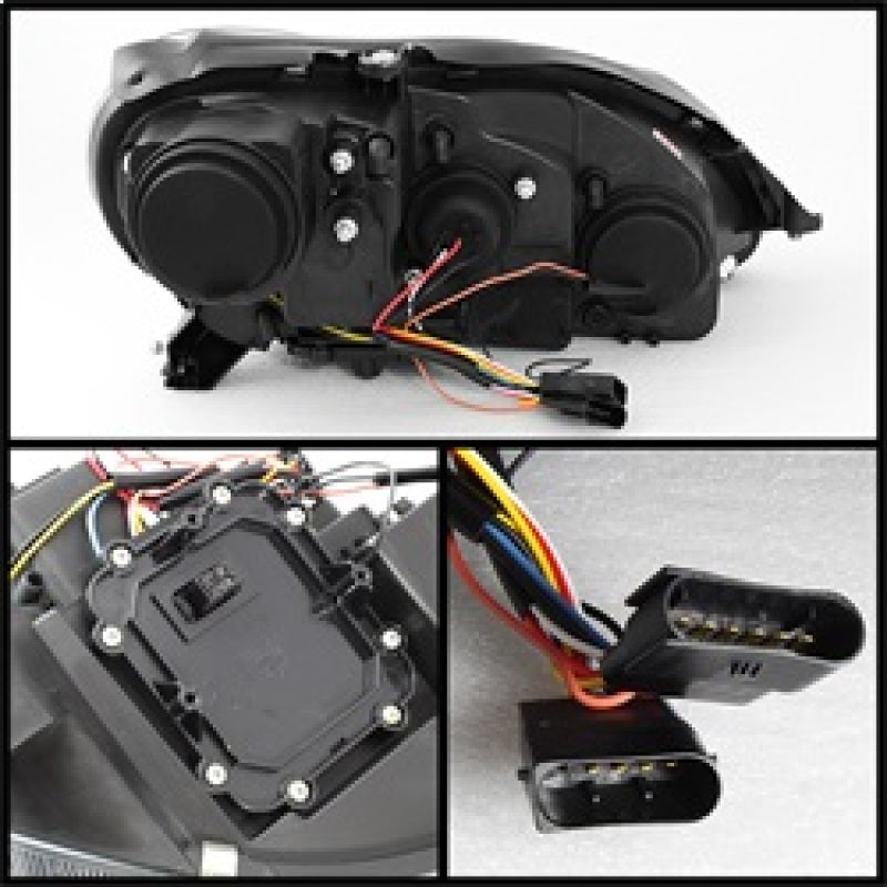 Spyder Mercedes Benz S-Class 03-06 Projector Headlights Xenon/HID Model- Chrm - 5070036