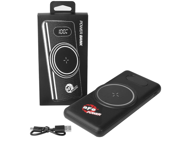 aFe Wireless 10,000 MAH Power Bank w/Digital Display - 40-10248-C-Dub Tech