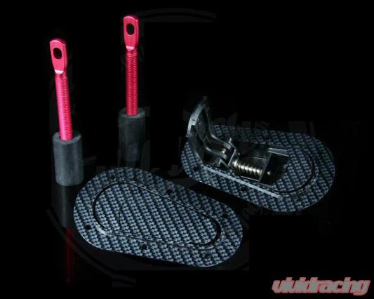 AeroCatch Carbon Fiber Design 125 Series Flush Below Panel Hood Fastners No Security Lock-C-Dub Tech