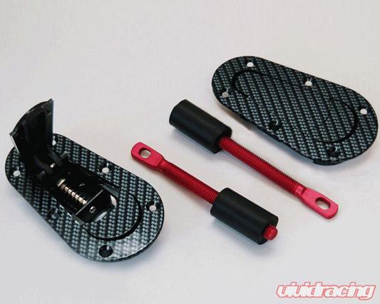 AeroCatch Carbon Fiber Style120 Series Plus Flush Above Panel Hood Fastners No Security Lock-C-Dub Tech