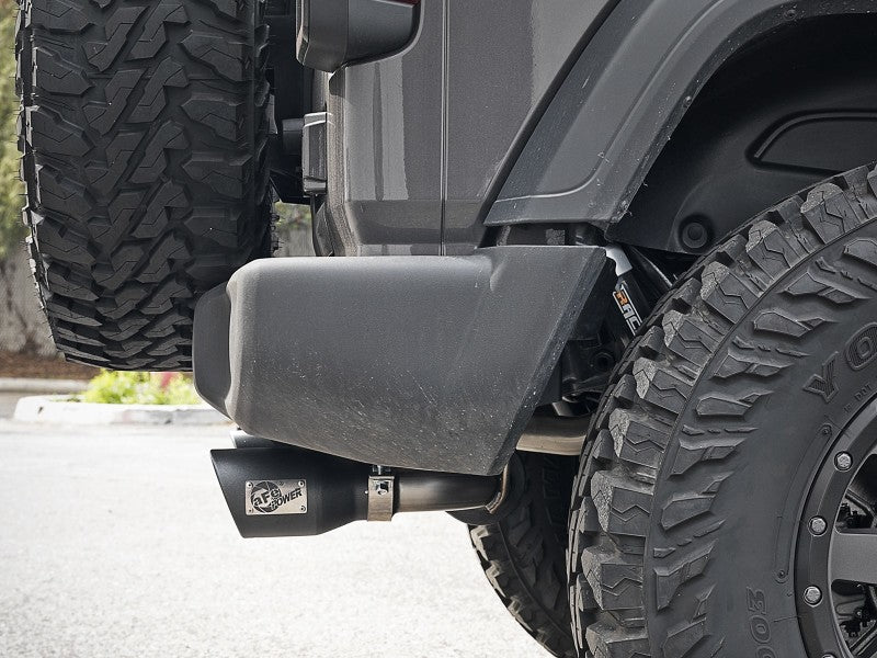 aFe Rebel Series 409 Stainless Steel Cat-Back Exhaust 18-21 Jeep - 49-48096-B-C-Dub Tech