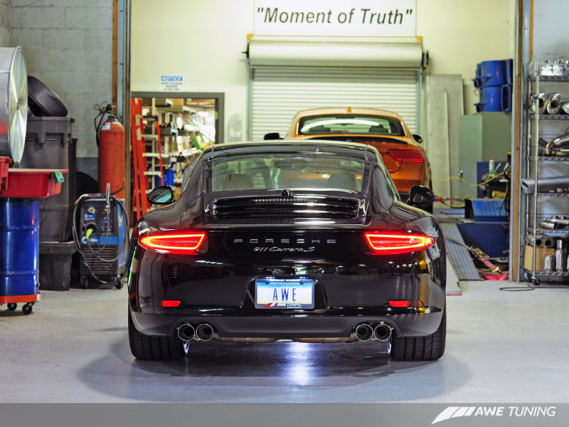 AWE Tuning Porsche 991 SwitchPath Exhaust for Non-PSE Cars Chrome - 3025-42012-C-Dub Tech