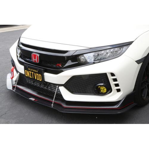 APR 2017-2020 Honda Civic Type-R Front Wind Splitter w/Factory Lip-C-Dub Tech