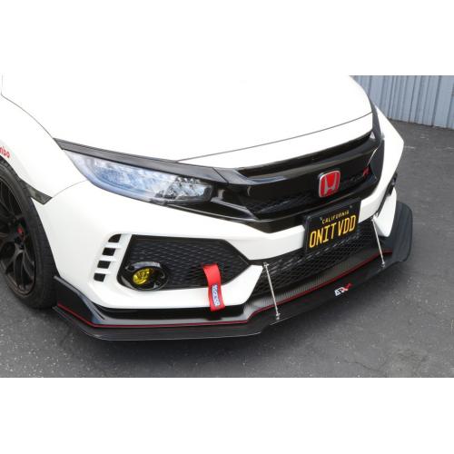 APR 2017-2020 Honda Civic Type-R Front Wind Splitter w/Factory Lip-C-Dub Tech
