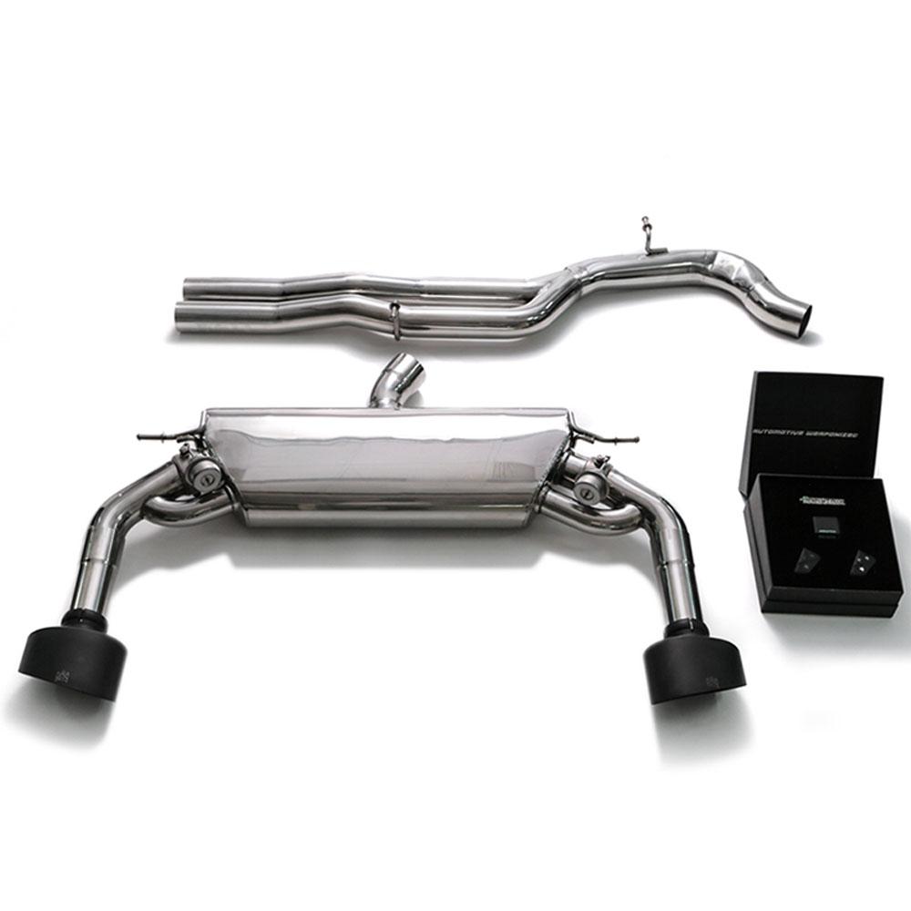 Armytrix Stainless Steel Valvetronic Catback Exhaust System | 2017-2020 Audi RS3 8V 2.5L Turbo Sedan (AU8VR-DF+AU8VR-4S39C)-C-Dub Tech