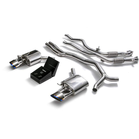 Armytrix Stainless Steel Valvetronic Catback Exhaust System | 2017-2020 Audi RS4 B9 Avant 2.9 V6 Turbo | Audi RS5 B9 2.9 V6 Turbo (AU94R-DS45B)-C-Dub Tech