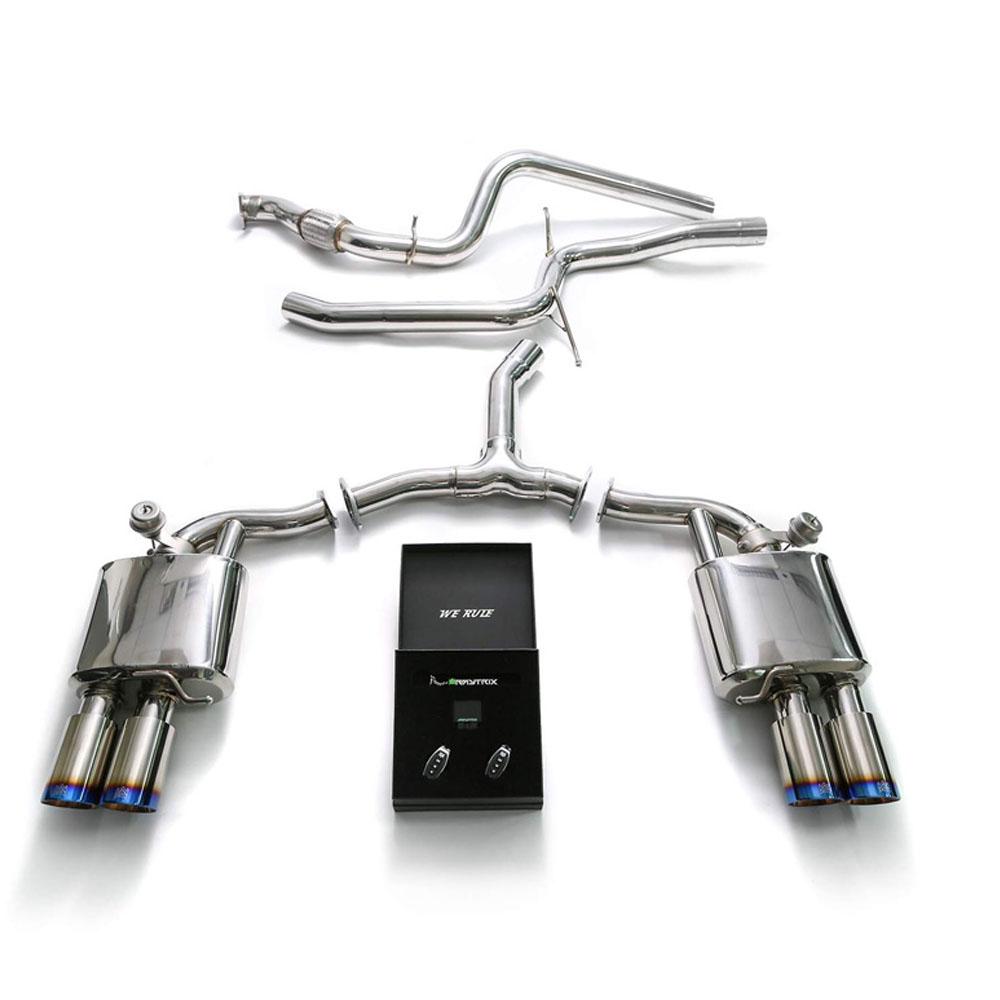 Armytrix Stainless Steel Valvetronic Catback Exhaust System | 2016-2021 Audi A5 Quattro/Sportback (AU954-QC11)-C-Dub Tech