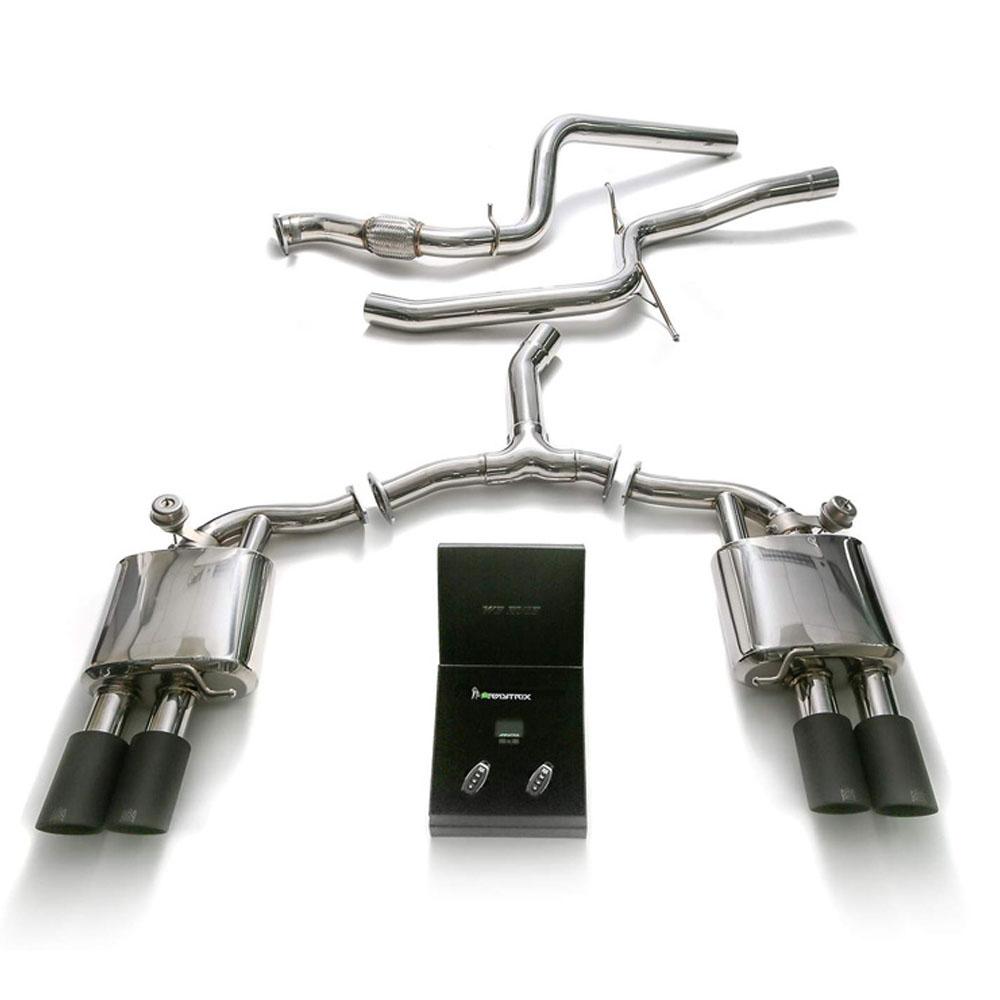 Armytrix Stainless Steel Valvetronic Catback Exhaust System | 2016-2021 Audi A5 Quattro/Sportback (AU954-QC11)-C-Dub Tech
