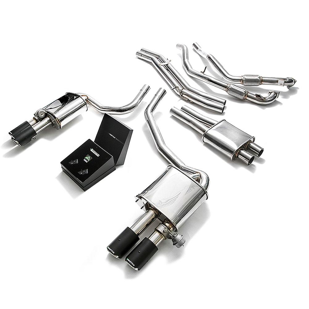 Armytrix Stainless Steel Valvetronic Catback Exhaust System | 2017-2020 Audi S5 Coupe B9 (AU95S-QC11)-C-Dub Tech