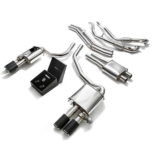 Armytrix Stainless Steel Valvetronic Catback Exhaust System | 2017-2020 Audi S5 Coupe B9 (AU95S-QC11)-C-Dub Tech
