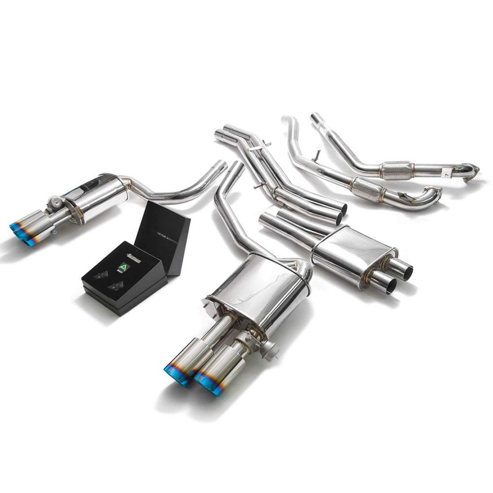 Armytrix Stainless Steel Valvetronic Catback Exhaust System | 2017-2020 Audi S5 Coupe B9 (AU95S-QC11)-C-Dub Tech