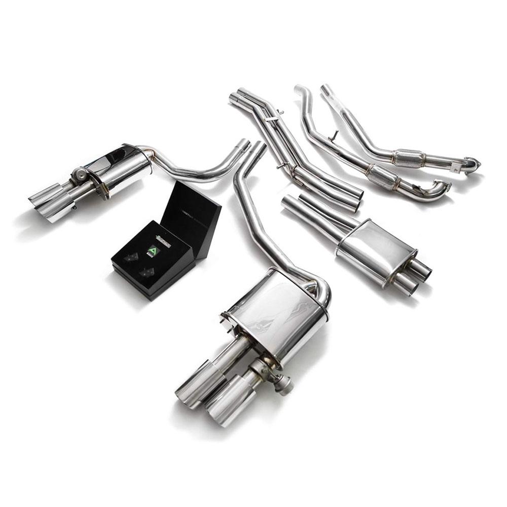 Armytrix Stainless Steel Valvetronic Catback Exhaust System | 2017-2020 Audi S5 Coupe B9 (AU95S-QC11)-C-Dub Tech