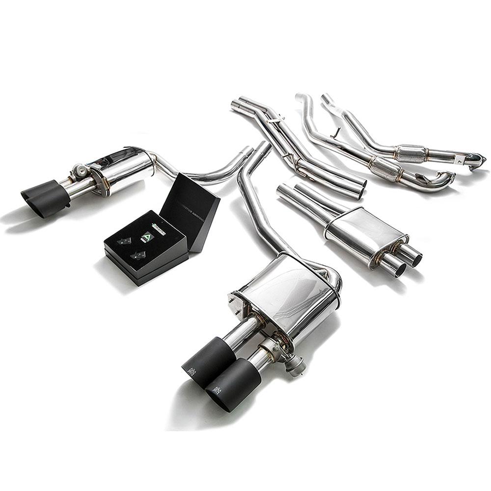 Armytrix Stainless Steel Valvetronic Catback Exhaust System | 2017-2020 Audi S5 Coupe B9 (AU95S-QC11)-C-Dub Tech