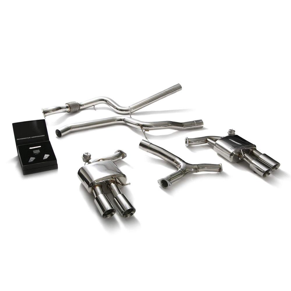 Armytrix Stainless Steel Valvetronic Catback Exhaust System | 2016-2021 Audi A5 Coupe 2WD (AU9C2-QC11)-C-Dub Tech