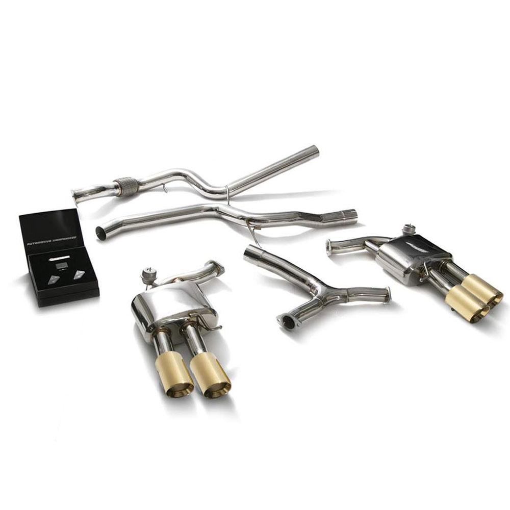 Armytrix Stainless Steel Valvetronic Catback Exhaust System | 2016-2021 Audi A5 Coupe 2WD (AU9C2-QC11)-C-Dub Tech